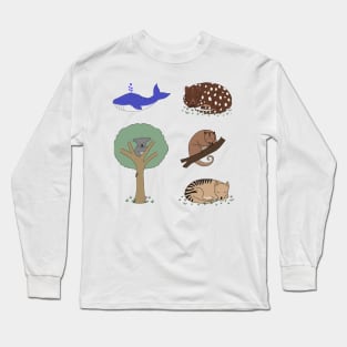 Cute Australian Animal Long Sleeve T-Shirt